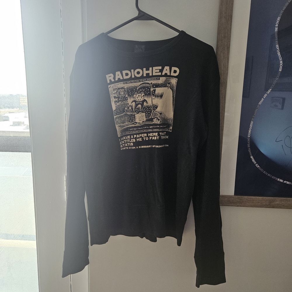 Radiohead Kid A Concert Tour Shirt (1999)